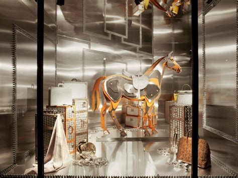 visual merchandising hermes window display|leila menchari.